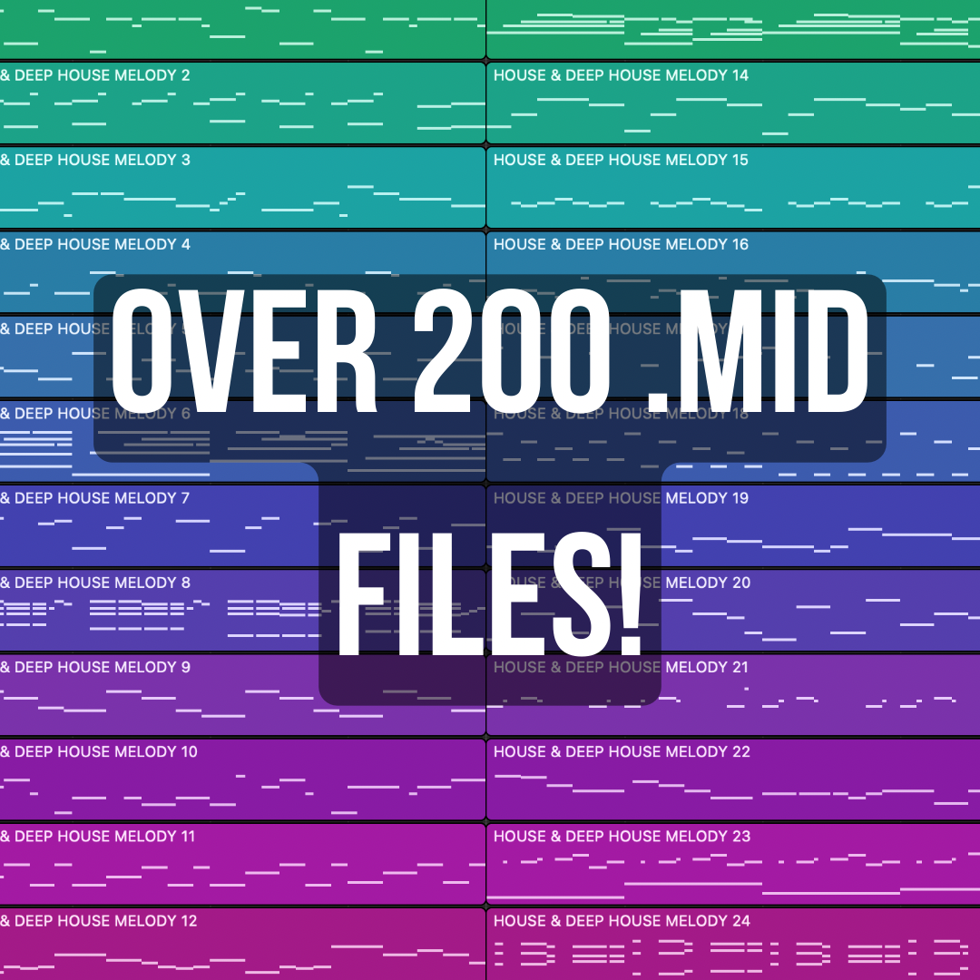 Stealify™ MIDI House & Deep House Melody Pack