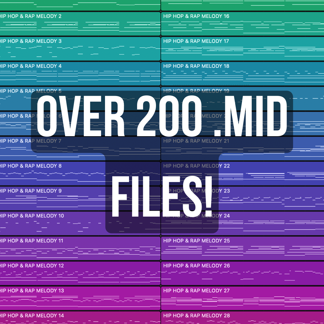 Stealify™ MIDI Hip Hop & Rap Melody Pack