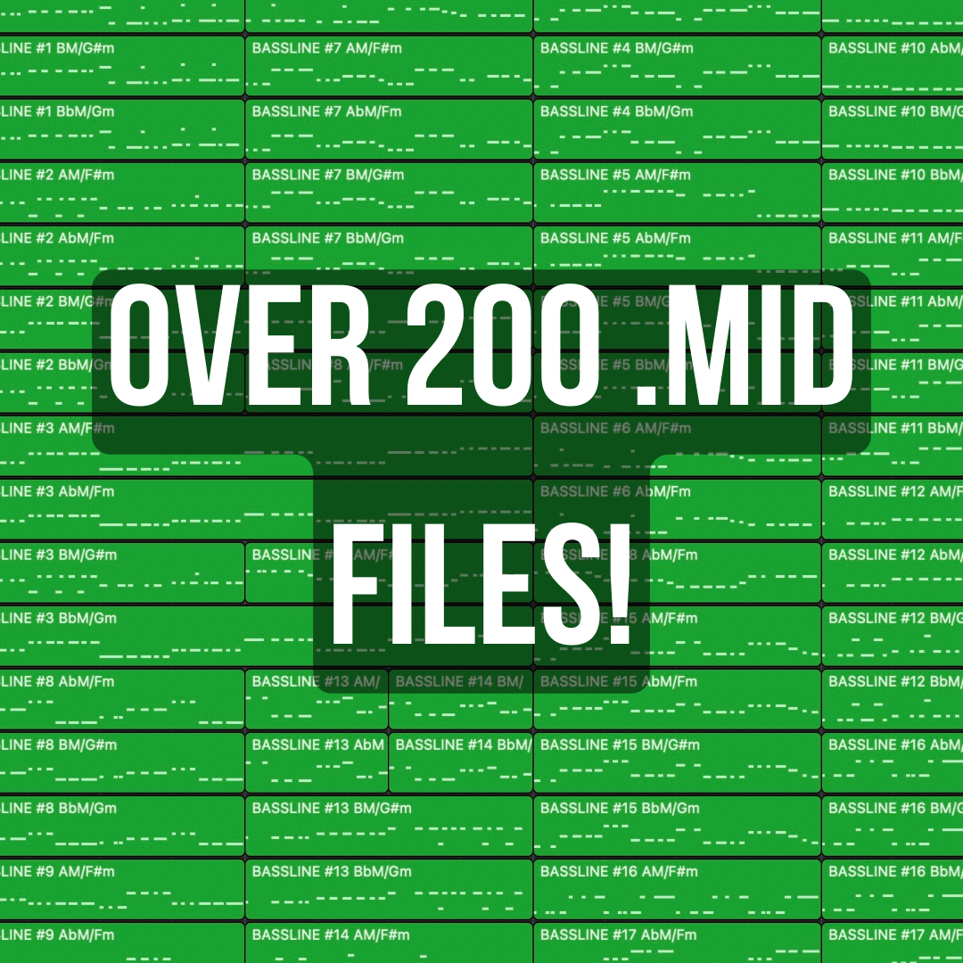 Stealify™ MIDI EDM Bassline Pack